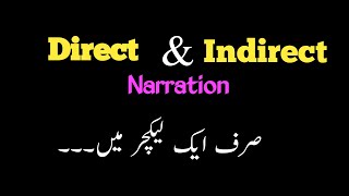 Direct & Indirect Narration, Learn With Jasra