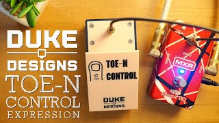 Duke Designs Toe-N Control Guitar Effect Expression Pedal