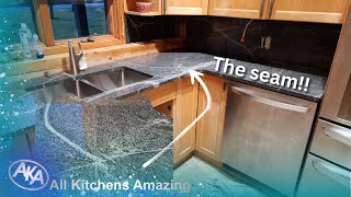 installing granite counters with ease