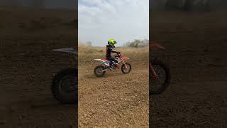 KTM 65 motocross training. Learning how to shift! #motocross #supercross #training #gopro