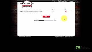 Capriotti's Guest Satisfaction Survey | 2020