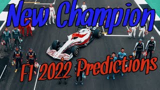 My F1 2022 Predictions