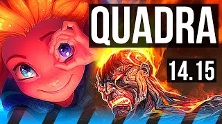 ZOE vs BRAND (MID) | Quadra, Rank 7 Zoe, 6 solo kills, Legendary, 14/4/6 | EUNE Grandmaster | 14.15