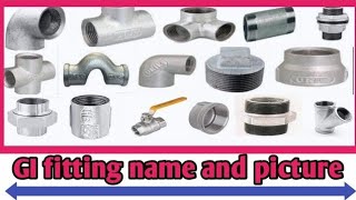 Gi pipe fitting name and images || gi pipe fitting name and images #gipipefittingname#gipipekakam