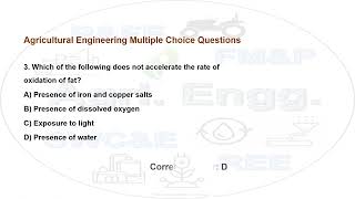 Agri Engineering mcqs 1 | #agriculturalengineering #mcq #mcqs #agriculture #engineering