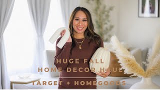 HUGE Fall 2021 Home Decor Haul | Target + HomeGoods