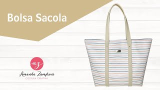 Bolsa Sacola em Sintético - Passo a Passo - PAP - Tutorial - DIY