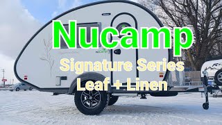 @nucamprv signature series Leaf + Linen T@B 320 S