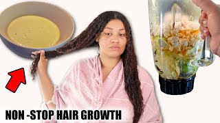 Your hair will never stop growing after using this treatment | 150x better than cloves!