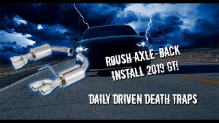 Roush Axle-Back | INSTALL | Mustang GT | LOUD mustang