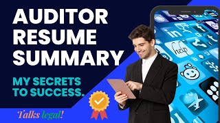 Auditor Resume Summary II How To Write Profile Summary - TalksLegal.com