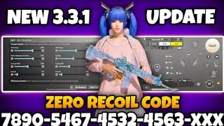 BGMI BEST 🔥 SENSITIVITY SETTINGS | BGMI SENSITIVITY CODE TODAY | BGMI ZERO RECOIL SENSITIVITY CODE.