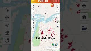 Painel do fogo mostra focos de calor na Amazônia #queimada