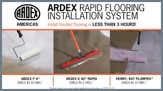 ARDEX Rapid Flooring Installation System   Commercial