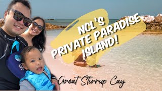 FREE EXCURSION AT GREAT STIRRUP CAY WITH NCL CRUISE| CRUISE VLOG|FAMILY TRAVEL VLOG