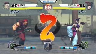 Nemo (Rolento) vs AI AI (Juri) - EVO 2015 USF4 - Top 8 Losers