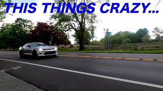 MODDED 550 HP CAMARO FULL BOLTONS E85 (POV) FLYBYS! THIS THINGS CRAZY!