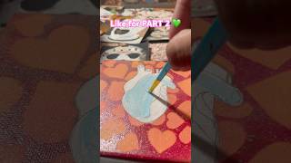 Realistic Heart Acrylic Painting #art #artshorts #shorts #viralart #viralshort #painting #shortvideo