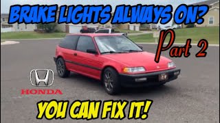 1991 4th Generation Honda Civic Brake Lights Update