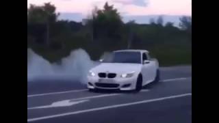 BMW M5 Crazy donuts