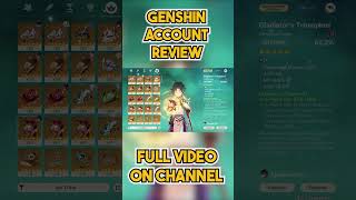 Part 1 Genshin Impact Account Review