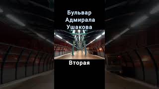 Все станции Бутовской линии  (четыре одинаковых) #метро #Москва #станции#shorts #реки #фонк