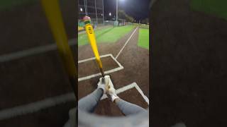 Pencil Bat - TRIPLE POV!! #povbaseball #goprobaseball #pencilbat