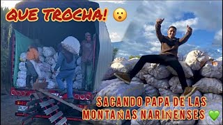 Nariño 🇨🇴  que hermoso departamento🤯🚚🏔️ cargando papas