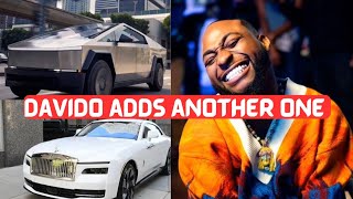 Davido added a New Testa cyber truck to his 2024 Electric Rolls Royce after his Grammy nomination