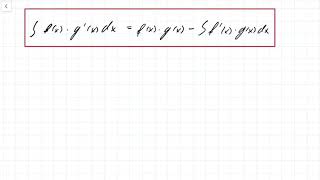 Partielle Integration mit dem Faktor 1