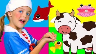 Танцы для девочки-акулы | Пойте и танцуйте! | Fun Sea Creatures!