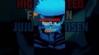 Highly Rated Fights In Jujutsu kaisen #anime #animeedit #music #amvs #shorts