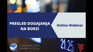 Webinar: Pregled dogajanja na borzi  v Q1