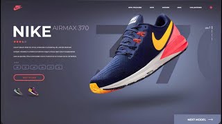 How To Build A Responsive Shoe Website using | HTML & CSS | Step by Step Tutorial