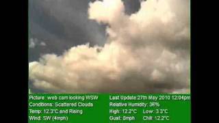 NorthTurtonWeather video file for 27/05/2010