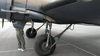 C-47 walk around - post flight on "Hairless Joe"