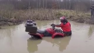 ATV Mudding Extreme ATV Trail Riding Gone Wild