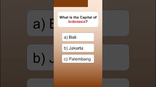 What is the Capital of Indonesia?