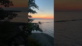 A peaceful Cleveland sunset from July 25, 2024