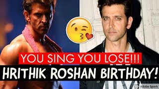 TRY NOT TO SING CHALLENGE - HRITHIK ROSHAN EDITION | HRITHIK ROSHAN BIRTHDAY SPECIAL VIDEO 2019!