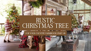 38 Rustic Christmas Tree Ideas For Your Country Farmhouse (Part 01)