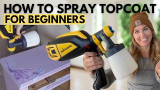 How to Spray Water Based Polyurethane FOR BEGINNERS