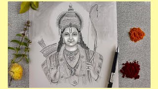 Jai Shree Rama Drawing Time-lapse | Ram Navami Special Drawing Step by Step