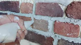 How to Install Brick Veneer on a Wall