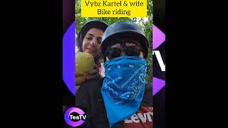 Vybz Kartel & wife Bike riding #dancehall #music #trending #dancehallartist #vybzkartel