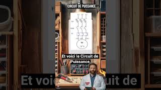 Comment démarrer un moteur asynchrone triphaséen direct ?#Circuit_Commande, #Circuit_Puissance