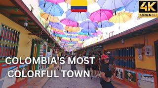 The Colorful Guatape Colombia 🇨🇴 Walking Tour in 4k Ultra HD