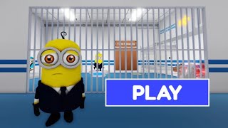 MINIONS PRISON RUN! (OBBY) | Scary Obby Live Stream #roblox