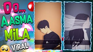 O Aasma Mila Zameen Ko Meri 😌 Xml File | New alight motion Xml | Sad Status Video | Merajul Editz