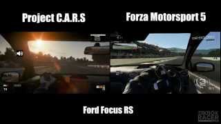 Project CARS vs Forza 5 - #1 - Ford Focus RS @ Catalunya National